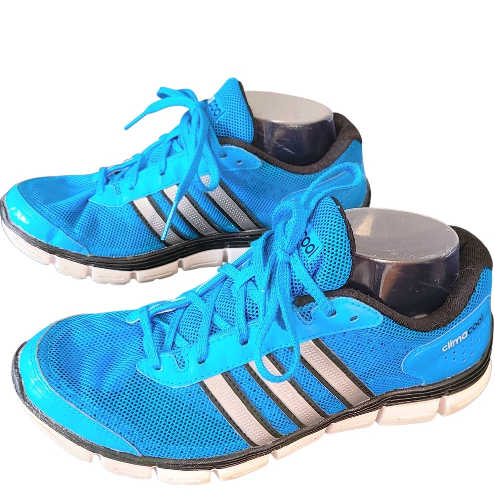 Adidas Climacool Blue Running Shoes Womens Sneakers 7